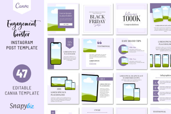 Download Engagement Booster Instagram Template - Engagement Collection